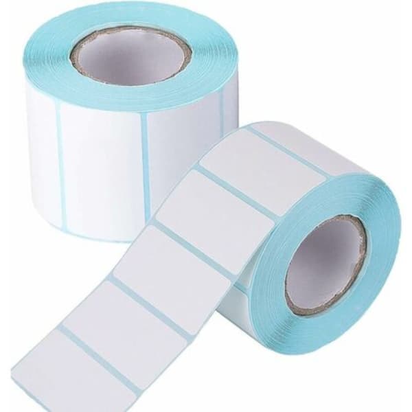 Papier Ruban Thermique 50x25mm (Vendu par pack de 5 Rouleaux de 800 étiquettes)