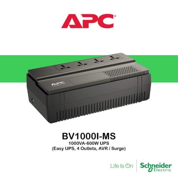 APC BV1000I-MS Easy UPS BV 1000VA AVR IEC 230V