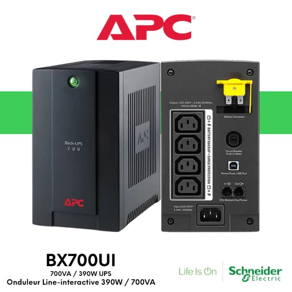 APC BX700UI Back-UPS 700VA