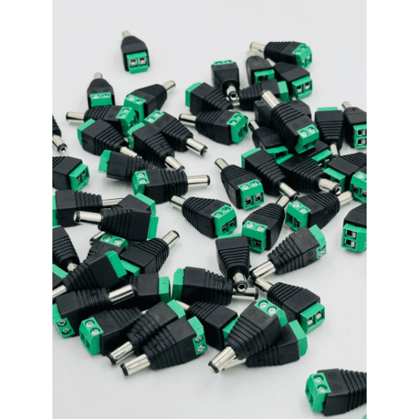 ANSPO CONNECTEUR DC MALE VERT/NOIR