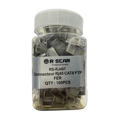 RSCAR CONNECTEUR RS-RJ407 FER BLINDE POT DE 100pcs