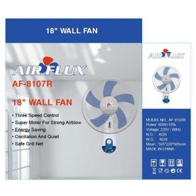 VENTILO MURALE AIRFLUX AF-8107R / 16"WALL FAN