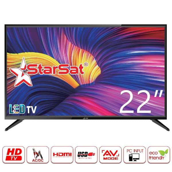 Téléviseur StarSat LED TV 22'' AC/DC 22BL